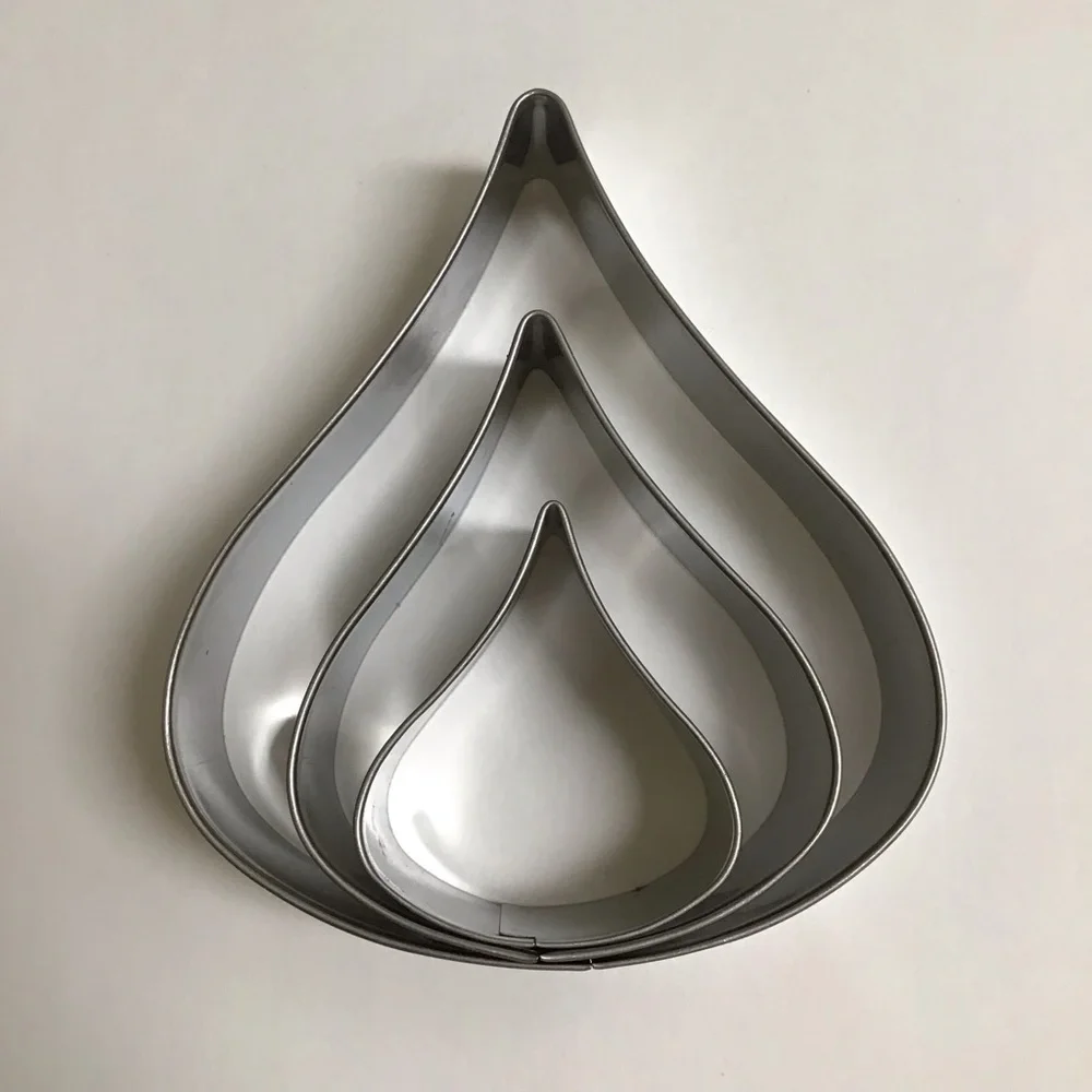 Hershey’s Kisses Cookie Cutter 3-PC NESTING SET Hershey's Brand Teardrop Crafts
